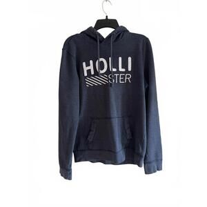 Hollister Graphic Hoodie -‎ Size M - Dark Gray